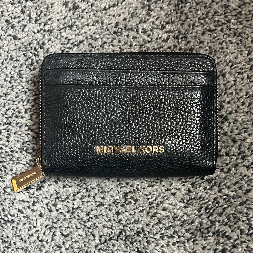 Michael Kors Black Leather Wallet